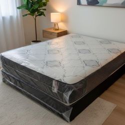 New Queen Size Mattress Regular with Boxspring Colchones Nuevos Matrimoniales Full Bed 