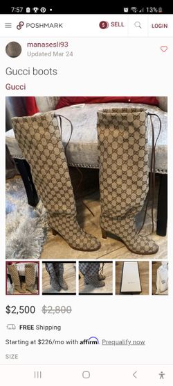 Genuine Gucci Boots