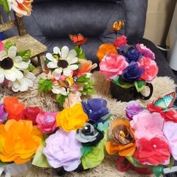 Beautiful Mug Flower Arrangements 