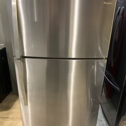33” Stainless Steel Top Freezer Whirlpool Refrigerator FOR SALE!!!