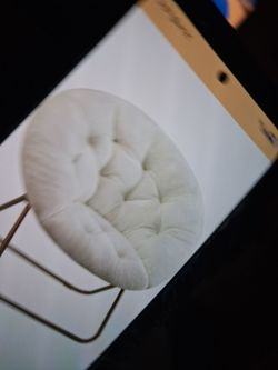 Round Papasan Chair with Metal Frame