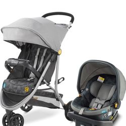 Century Stroll On 3-Wheel 2-in-1 Lightweight Travel System – Infant Car Seat and Stroller Combo, Metro, Baby Carriage

