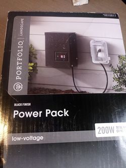 Portfolio power pack low voltage