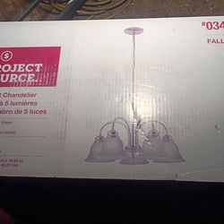 5 light chandelier
