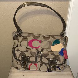 💥colorful Coach Purse💥