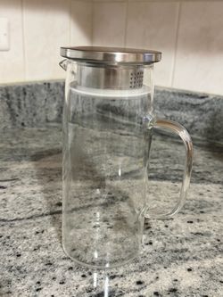 Must Go Before Oct 24 - 50oz 1500ml Glass Pitcher - Borosilicate - Stove & Fridge Safe