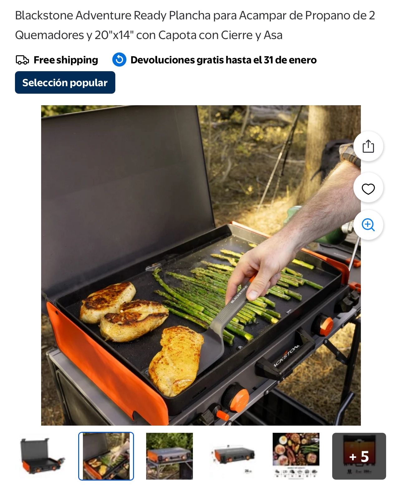 Blackstone 20” Camping New