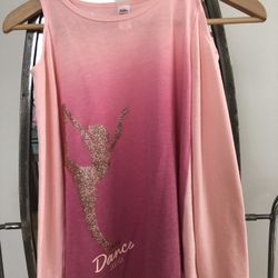 Girls Justice Dance Open Shoulder Shirt Size 8