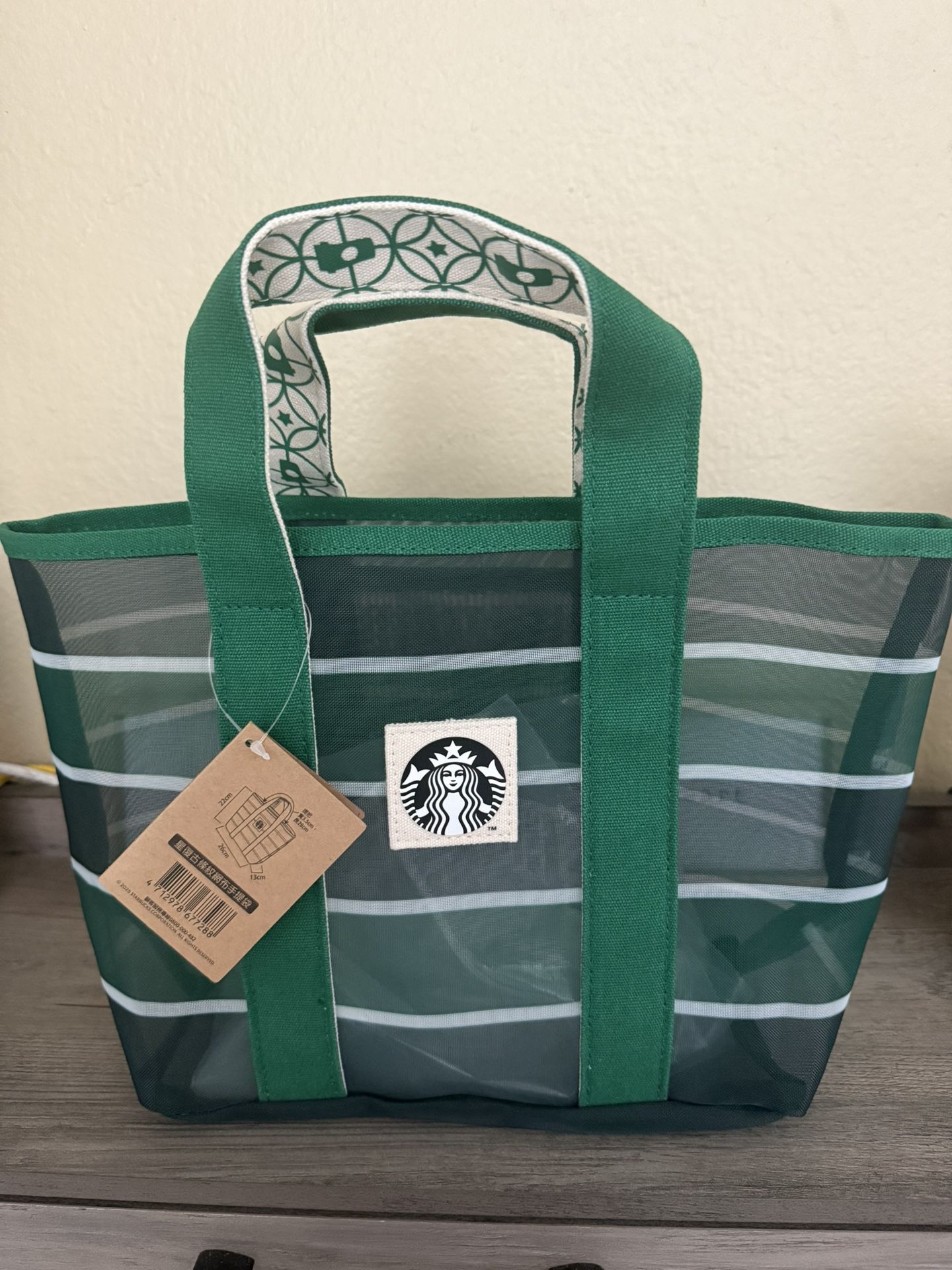 Starbucks Mesh Tote Bag Taiwan Exclusive