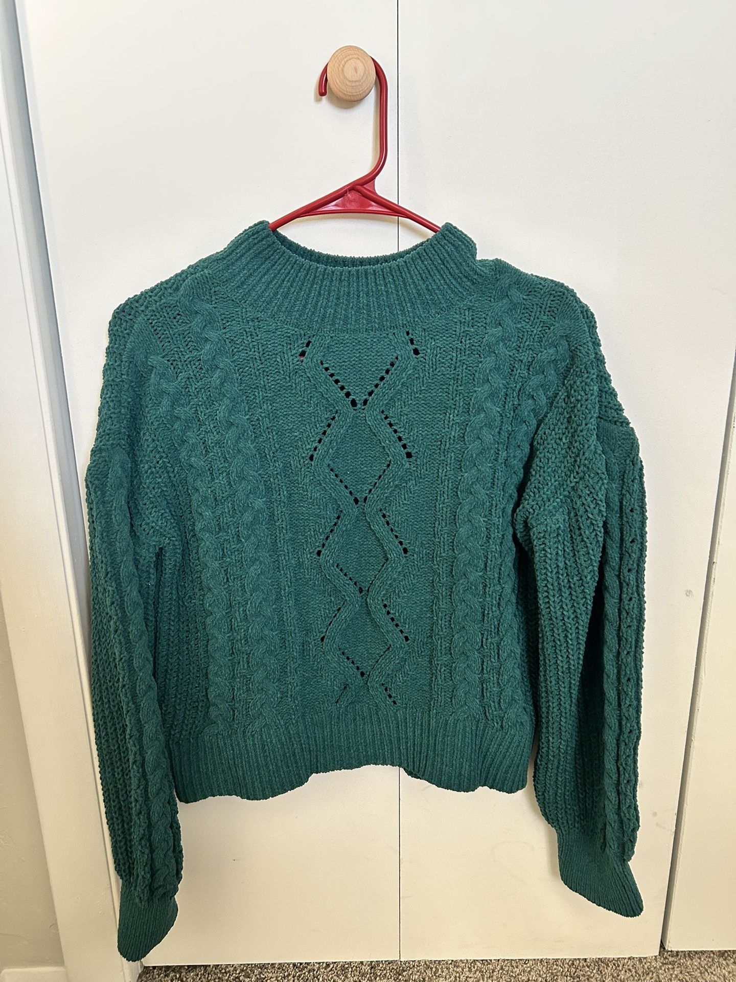 Green Knit Sweater