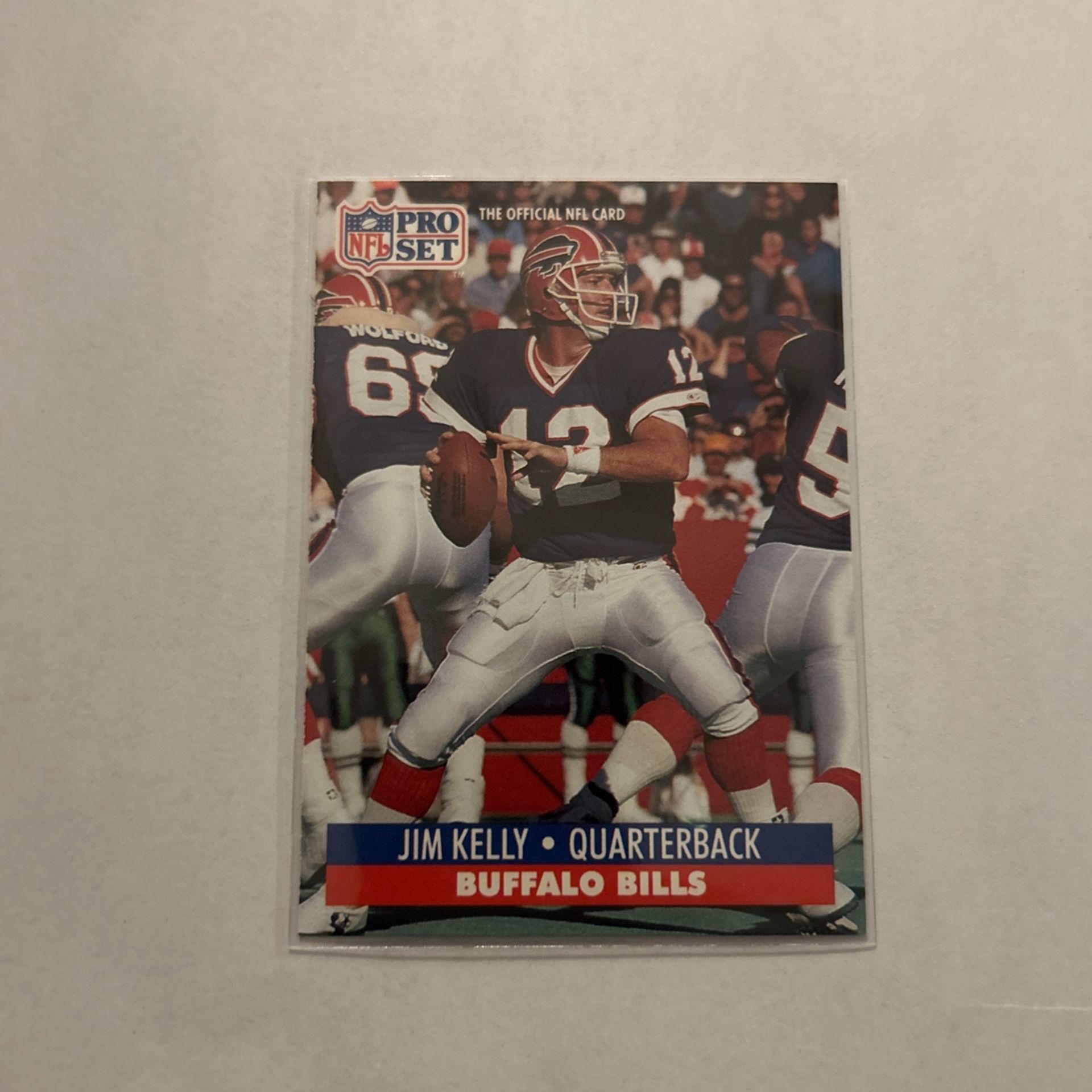 1991 Jim Kelly Error Card Near Mint