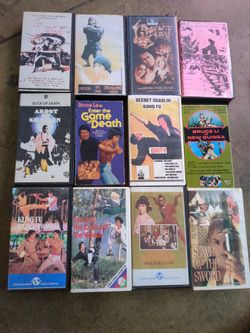 Kung Fu VHS tapes