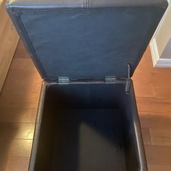 Small Square Storage Ottoman
