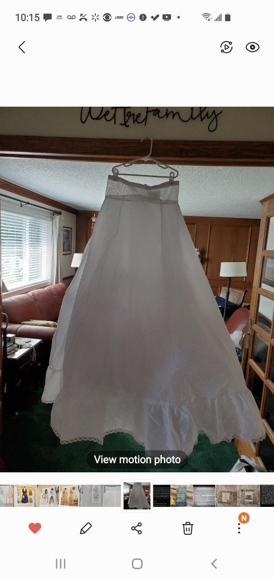 Half-Slip For Wedding Dress Size 10