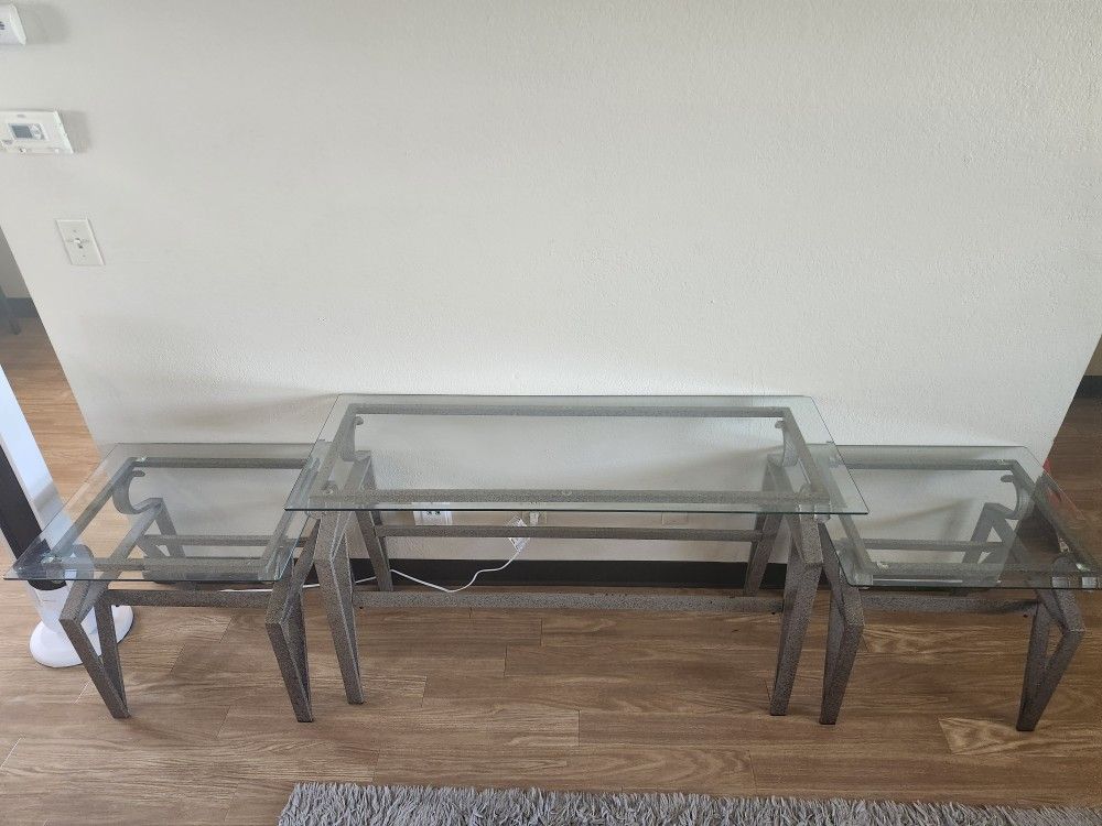 3 Piece End Tables Set