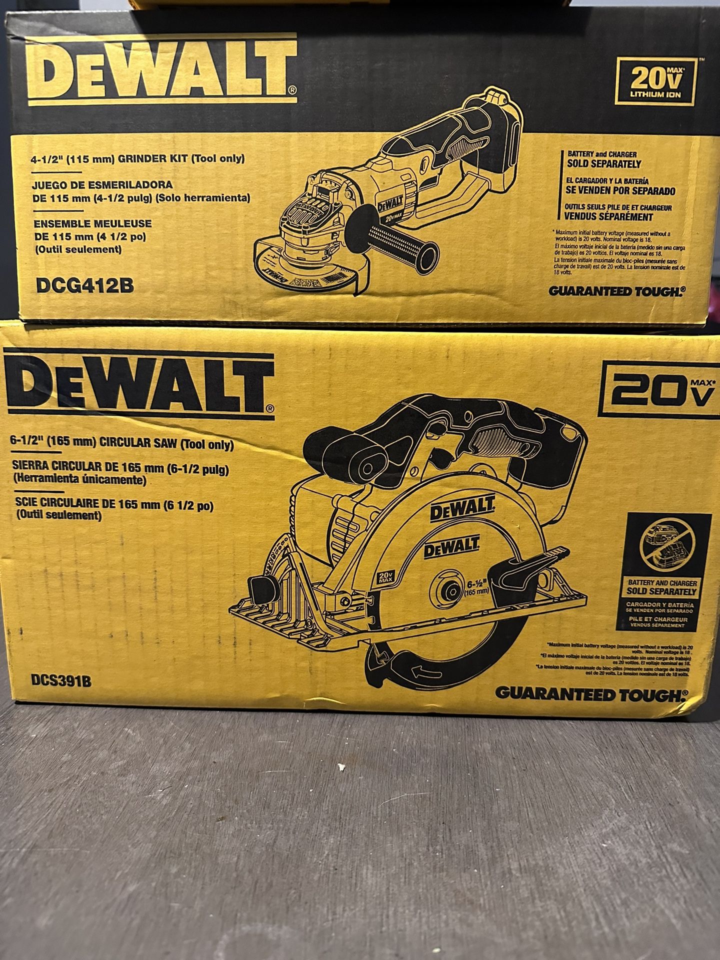 DEWALT 20-volt Max 6-1/2-in Cordless Circular Saw 