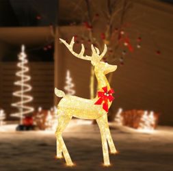 4 Foot Outdoor Deer Decoration