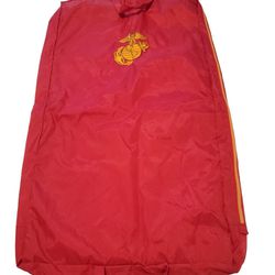 USMC Marine Corps Garment Bag Red & Gold