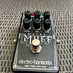 For trade any EQ to Bass Guitar , Electro-Harmonix Nano Metal Muff, negro, NANO METAL MUFF
