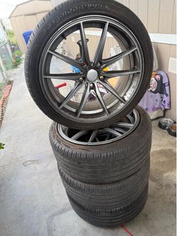 Rines 18x8 llantas 225-40-18 para subaru wrx,honda civic