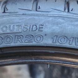 1 Tire 295/30/20