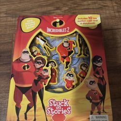 Incredibles Book W/ Set Of Magnet Figures