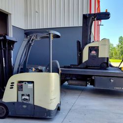 Crown 36v Electric Forklifts Reach Truck And Dock Stocker