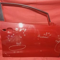 2014-2016 KIA FORTE FRONT RIGHT PASSENGER RH DOOR SHELL PANEL OEM USED