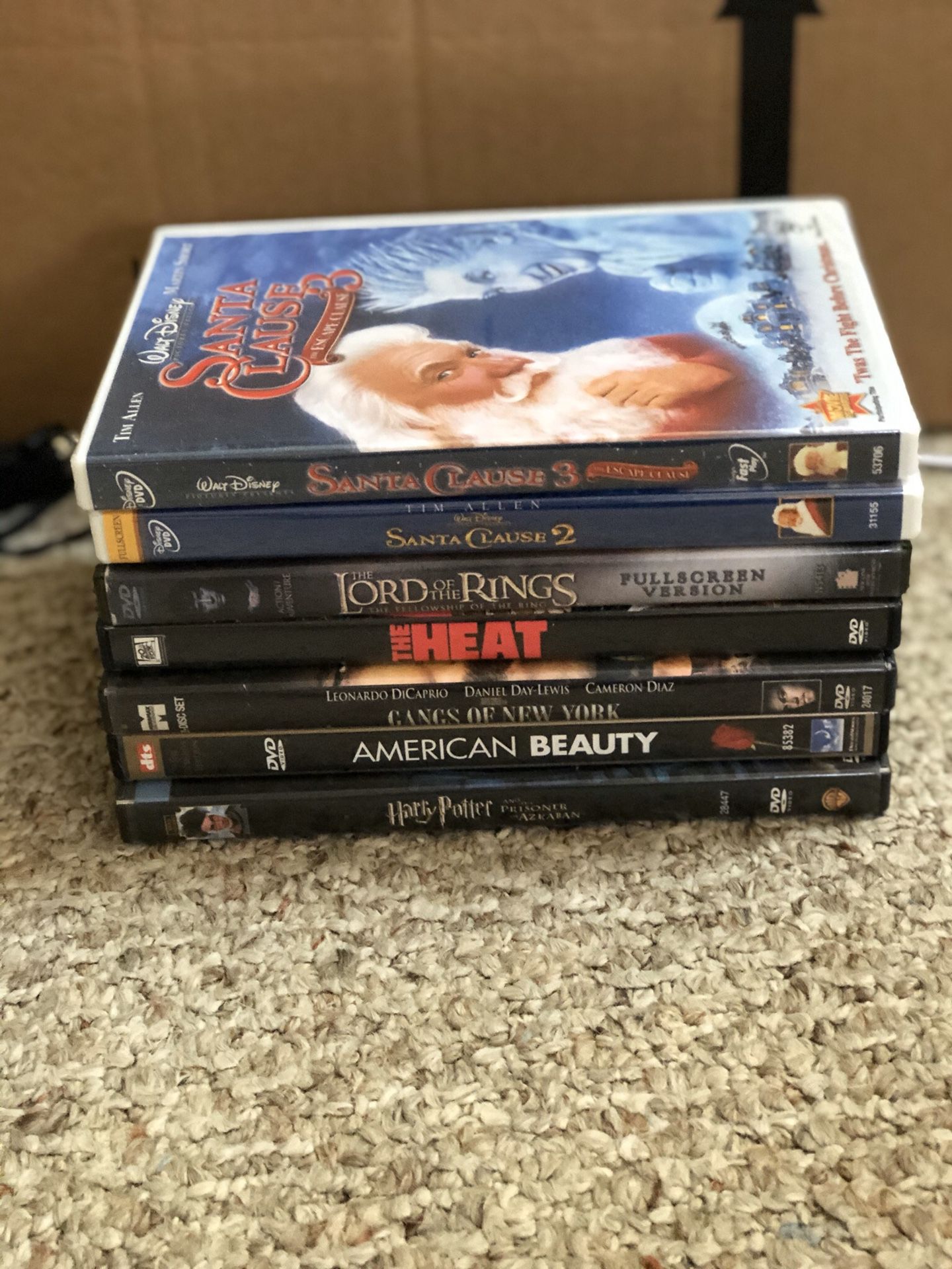 Small stack of movies
