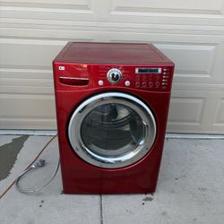 LG Red SteamDryer  Electric Dryer