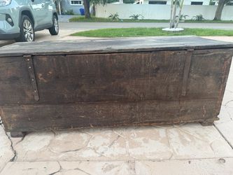 Antique Handcrafted Wooden Chest – Over 100 Years Old!