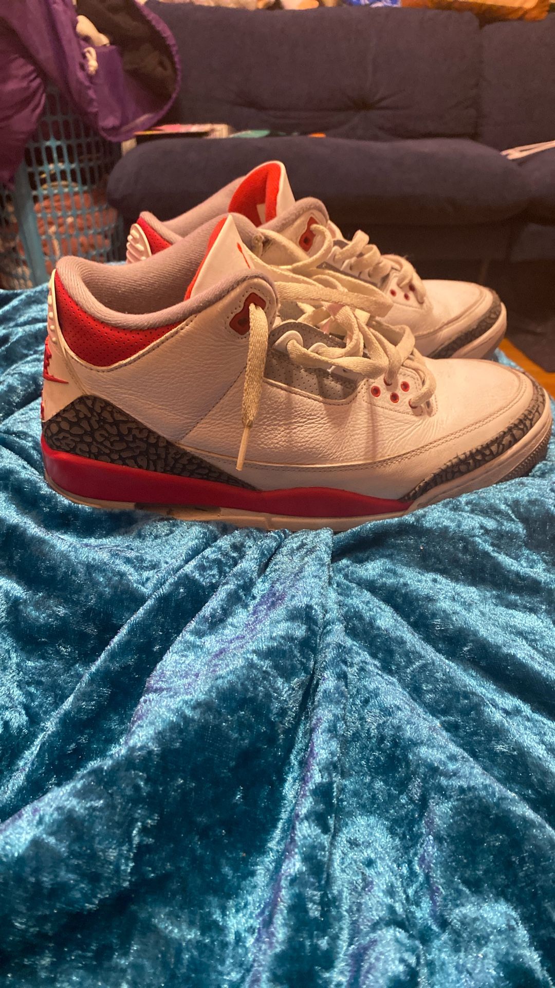 Air Jordan 3 Retro Fire Red Size 10