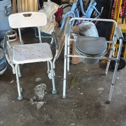 Shower Chair And Bedside Toilet 