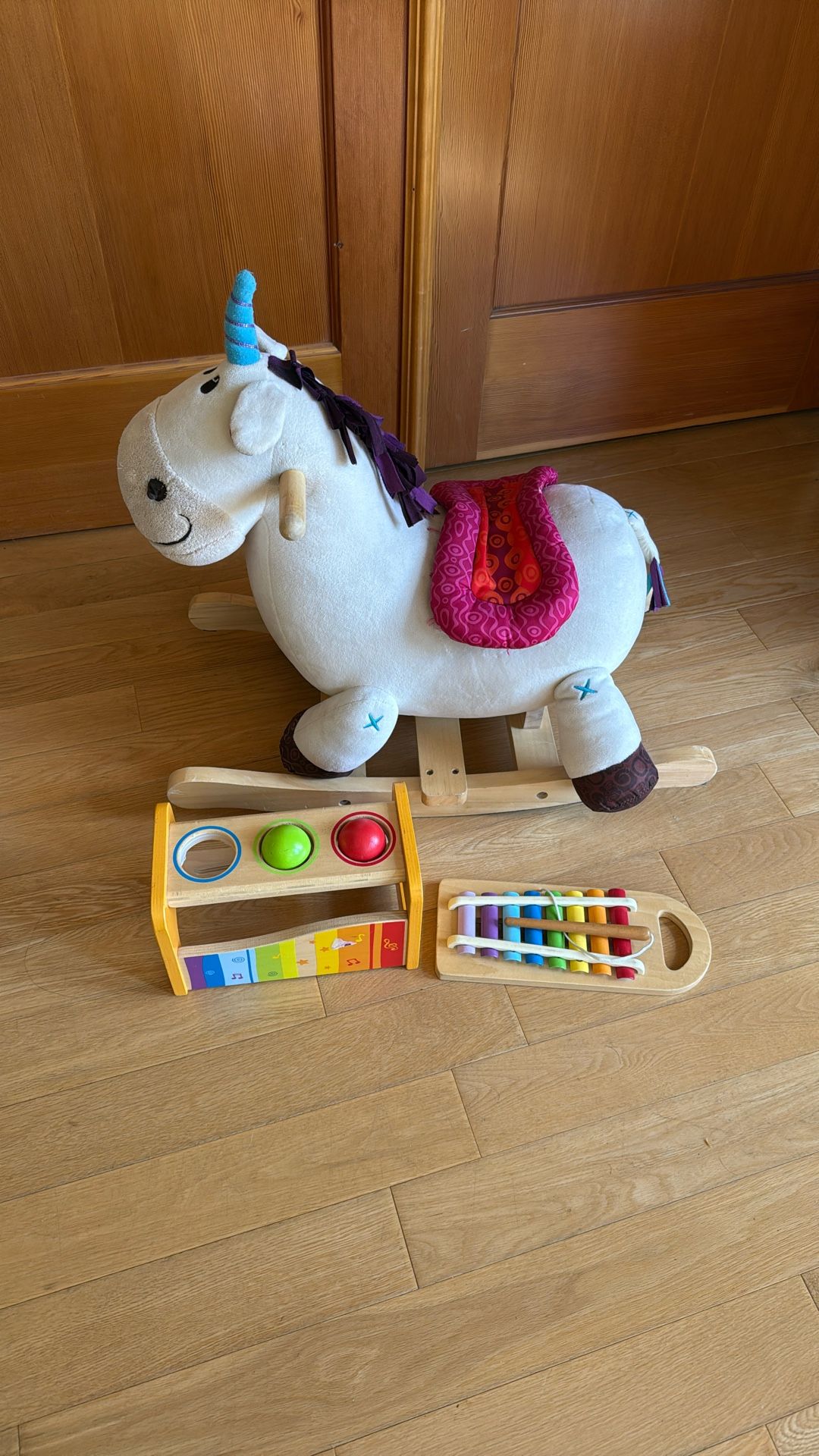 Cute Unicorn Rocker And Other Toddler Toys.