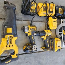DEWALT 5 Tool 20 Volt Max Power Tool Combo Kit with Soft Case Batteries and charger for Sale in La Mirada CA OfferUp