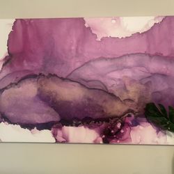" Violet " by Chris Paschke Painting Print