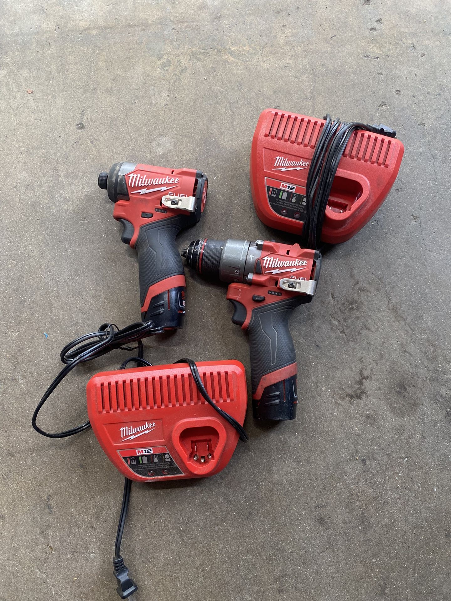 Milwaukee Drills And Charger