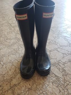Kids Hunter rain boots .