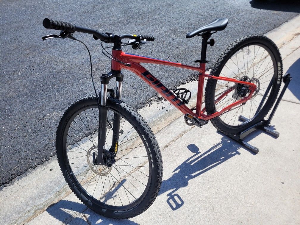 Giant mountain bike.