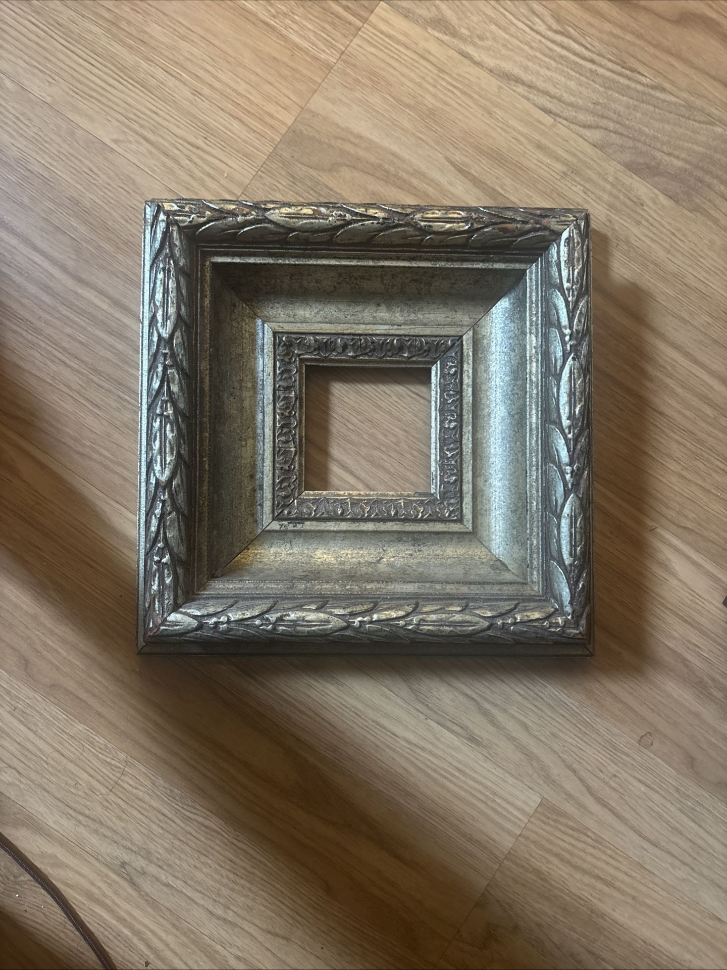 Antique Picture Frame. Made In Sweden. Gold 11.5 Inch Outer 3.25 Inch Inner. Please Contact Seller If You Are Interested In Purchasing.