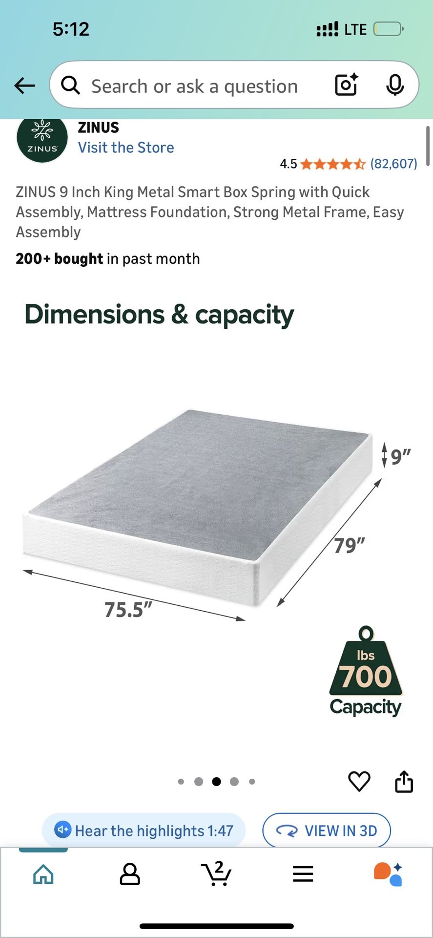 King Box Spring 