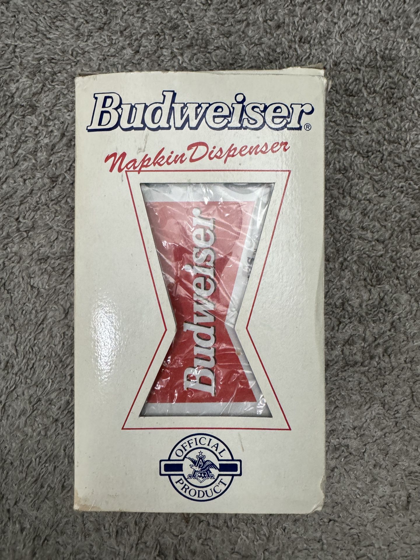 Budweiser Napkin Dispenser Brand New