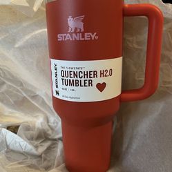 Red Stanley 40oz tumbler 