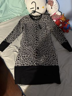 Cheetah Long Sleeve Dress