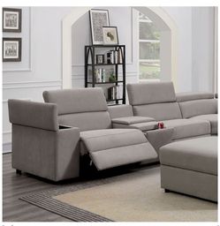 Grey Sectional (Power Recliners) - $1,947