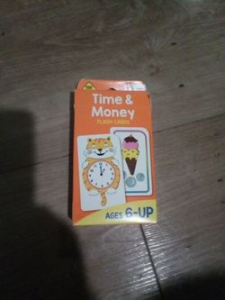 School Zone Time & Money Flash Cards