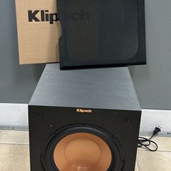 klipsch  R-10sw Subwoofer With A Built In Amp And Box  