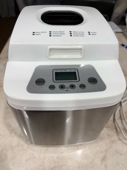 Cook's Essential's 1.5-LB Stainless Steel Breadmaker  new