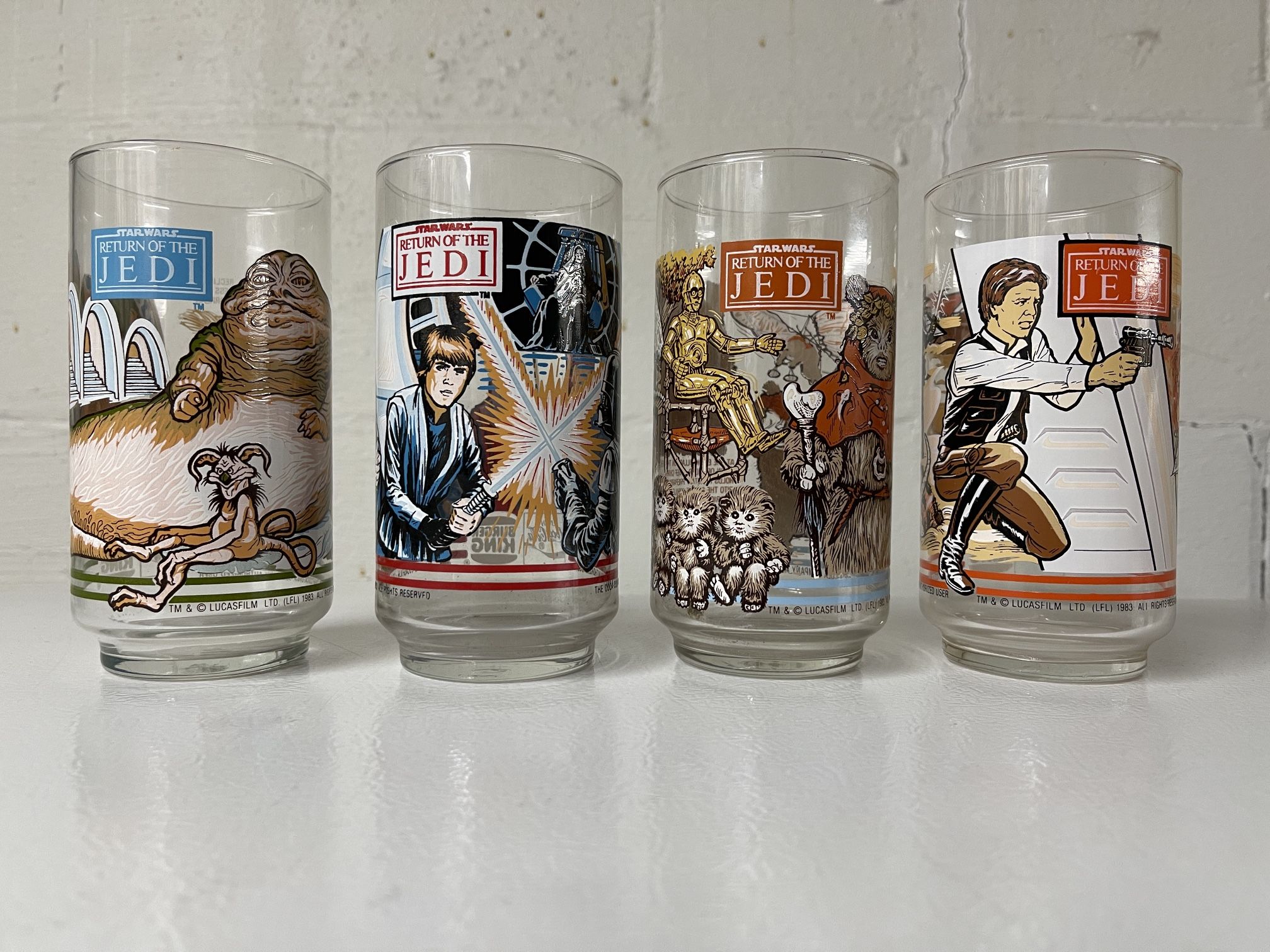 Return of the Jedi BK Glasses 1983