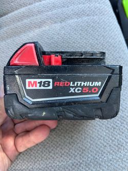 Milwaukee battery 5.0